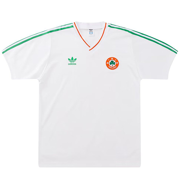 Ireland Away Retro Jersey Men's 2ed Soccer Sportwear Football Shirt White 1990